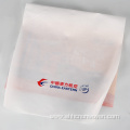 Disposable nonwoven headrest cover for airline seat